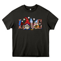 Asphalt love 4th july with gnome billie wilder Heavy Core Tee - texasbilliewilder