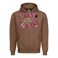 Chestnut sassy little soul Zipper Hoodie - MaliasSmallBusiness