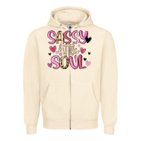 Sandshell sassy little soul Zipper Hoodie - MaliasSmallBusiness