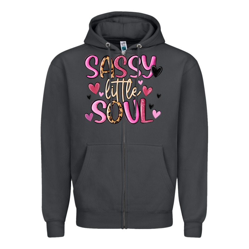 Sassy Little Soul Zipper Hoodie by MaliasSmallBusiness | Teevron