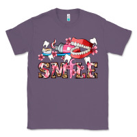Lavender smile with teeth and brush Classic Tee - AdoDesignShop