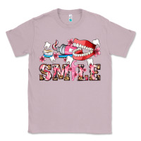 Lilac smile with teeth and brush Classic Tee - AdoDesignShop