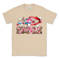 Mushroom smile with teeth and brush Classic Tee - AdoDesignShop
