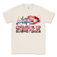 Natural smile with teeth and brush Classic Tee - AdoDesignShop