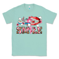 Seafoam smile with teeth and brush Classic Tee - AdoDesignShop