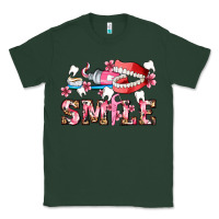 Sports Green smile with teeth and brush Classic Tee - AdoDesignShop
