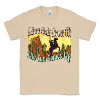 Mushroom aint goin down til the sun comes up cowboy Classic Tee - NancyCooperArtShop