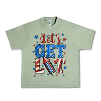 Oil Green let's get lit Urban Heavy Tee - BundleAndBundleShop