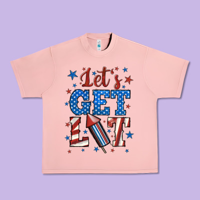Let's Get Lit Urban Heavy Tee Designed By Bundleandbundleshop
