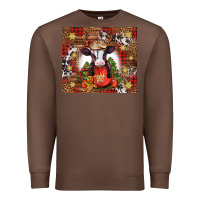 Chestnut Christmas baby cow hot cocoa Premium Sweatshirt - Jasminsmagicworld