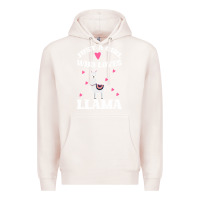 Pale Pink Llama Just A Girl Who Loves Llamas Premium Hoodie - Bettercallsaul