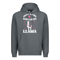 Rock Llama Just A Girl Who Loves Llamas Premium Hoodie - Bettercallsaul
