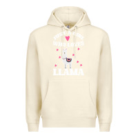 Sandshell Llama Just A Girl Who Loves Llamas Premium Hoodie - Bettercallsaul
