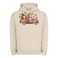 Pigment French Oak christmas gingerbread truck Urban Hoodie - CowGirlArtShop