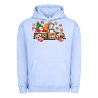 Pigment Grape Ice christmas gingerbread truck Urban Hoodie - CowGirlArtShop