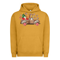 Pigment Peanut Butter christmas gingerbread truck Urban Hoodie - CowGirlArtShop