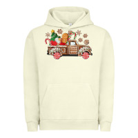 Pigment Pistachio christmas gingerbread truck Urban Hoodie - CowGirlArtShop