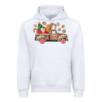 White christmas gingerbread truck Urban Hoodie - CowGirlArtShop