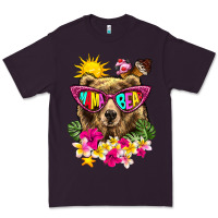 Plum mama bear summer Premium Tee - texasbilliewilder