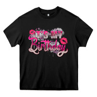 Black pink its my birthday Heavy Core Tee - Zillion Design Studio