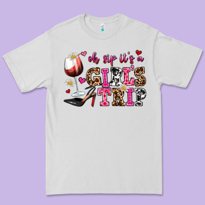Oh Sip Its A Girls Trip Premium Tee Designed By Adodesignshop