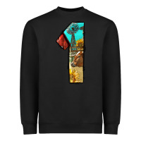 Black farm life alphabet numbers 1 Heavyweight Sweatshirt - BundleAndBundleShop