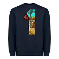 Navy farm life alphabet numbers 1 Heavyweight Sweatshirt - BundleAndBundleShop