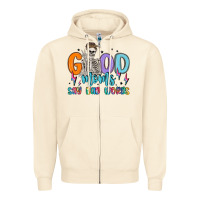 Sandshell good moms say bad words Zipper Hoodie - MaliasSmallBusiness