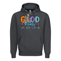 Smoke good moms say bad words Zipper Hoodie - MaliasSmallBusiness