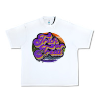 White trick or treat Urban Heavy Tee - JahusDesignShop