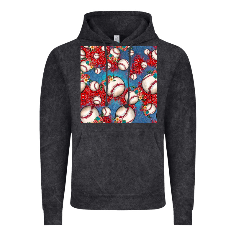 Baseball Paisley And Jean Pattern, Baseball Seamless Pattern Vintage Hoodie by JahusDesignShop | Teevron
