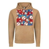 Vintage Camel baseball paisley and jean pattern, baseball seamless pattern Vintage Hoodie - JahusDesignShop