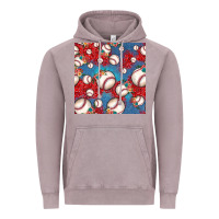 Vintage Zinc baseball paisley and jean pattern, baseball seamless pattern Vintage Hoodie - JahusDesignShop