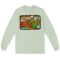 Matcha feliz navidad merry christmas cactus Long Sleeve Tee - Jasminsmagicworld