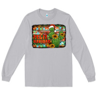 Moon Dust feliz navidad merry christmas cactus Long Sleeve Tee - Jasminsmagicworld