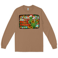 Toasted Coconut feliz navidad merry christmas cactus Long Sleeve Tee - Jasminsmagicworld