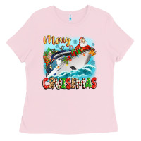 Bubblegum Pink merry cruisemas Ladies Tee - Zillion Design Studio
