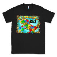 Black au somesaurus rex Classic Tee - BarkalooDesign