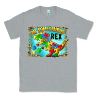 Heather Grey au somesaurus rex Classic Tee - BarkalooDesign