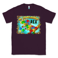 Plum au somesaurus rex Classic Tee - BarkalooDesign
