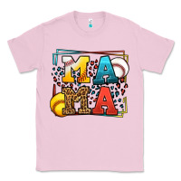 Bubblegum Pink Leopard Softball And Baseball Mama Mother's Day Classic Tee - LillyAllenDesigns
