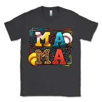 Smoke Leopard Softball And Baseball Mama Mother's Day Classic Tee - LillyAllenDesigns