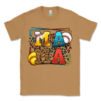 Toasted Coconut Leopard Softball And Baseball Mama Mother's Day Classic Tee - LillyAllenDesigns