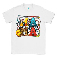 White Leopard Softball And Baseball Mama Mother's Day Classic Tee - LillyAllenDesigns