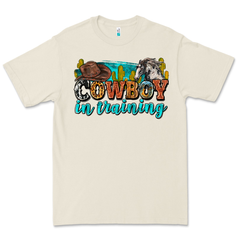 Cowboy In Training Premium Tee by Zillion Design Studio | Teevron