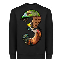 Black farm life alphabet numbers 3 Heavyweight Sweatshirt - BundleAndBundleShop