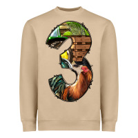 Mushroom farm life alphabet numbers 3 Heavyweight Sweatshirt - BundleAndBundleShop