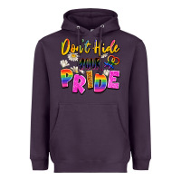 Plum don't hide your pride Heavyweight Hoodie - Artiststas