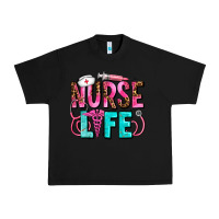 Black nurse life Urban Heavy Tee - AdoDesignShop