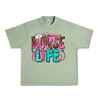 Oil Green nurse life Urban Heavy Tee - AdoDesignShop